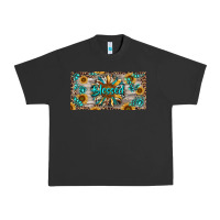 Pigment Black Blessed With Sunflower And Gemstone Urban Heavy Tee - RanaPortraitStore