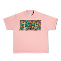 Salmon Blessed With Sunflower And Gemstone Urban Heavy Tee - RanaPortraitStore