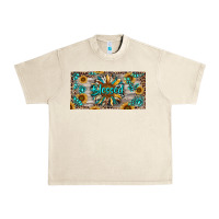 Sandshell Blessed With Sunflower And Gemstone Urban Heavy Tee - RanaPortraitStore