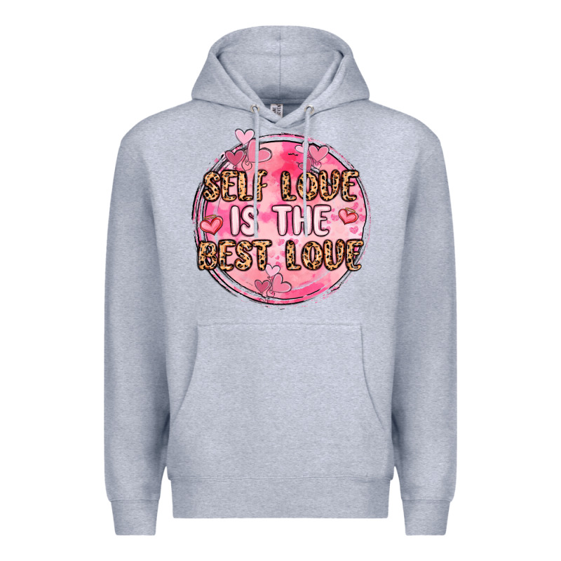 Self Love Is The Best Love Premium Hoodie by MaliasSmallBusiness | Teevron