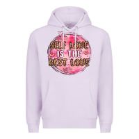 Lilac self love is the best love Premium Hoodie - MaliasSmallBusiness