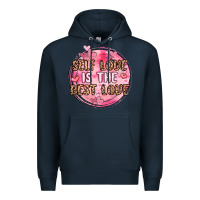 Navy self love is the best love Premium Hoodie - MaliasSmallBusiness