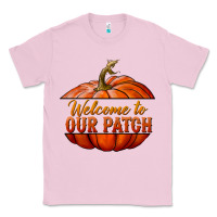Bubblegum Pink welcome to our patch Classic Tee - BundleAndBundleShop