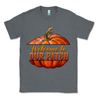 Charcoal Heather welcome to our patch Classic Tee - BundleAndBundleShop