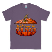 Lavender welcome to our patch Classic Tee - BundleAndBundleShop