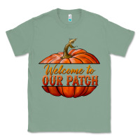 Sage welcome to our patch Classic Tee - BundleAndBundleShop