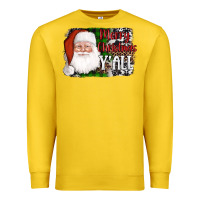 Lemon santa merry christmas y'all Premium Sweatshirt - AdoDesignShop