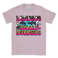 Lilac minding my own small business Classic Tee - Zillion Design Studio