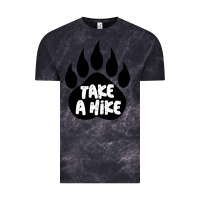 Cloud Black take a hike Vintage Tee - Unal Design