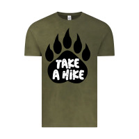 Vintage Olive take a hike Vintage Tee - Unal Design