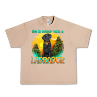 Burro life is better with a labrador Urban Heavy Tee - texasbilliewilder