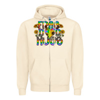 Sandshell free dad hugs Zipper Hoodie - CowhideDigitalArt