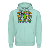 Free Dad Hugs Zipper Hoodie | Teevron