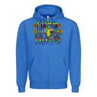 True Royal free dad hugs Zipper Hoodie - CowhideDigitalArt