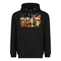 Black christmas cows coffee Heavyweight Hoodie - Jasminsmagicworld
