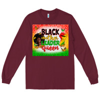 Burgundy black mother leader Long Sleeve Tee - Zillion Design Studio