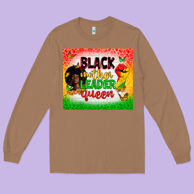 Black Mother Leader Long Sleeve Tee Designed By Zillion Design Studio