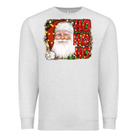 Oatmeal Heather christmas ho ho ho santa clause Premium Sweatshirt - AdoDesignShop