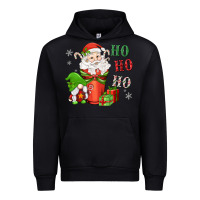 Black ho ho ho gnome santa coffee cup Urban Hoodie - MaliasSmallBusiness