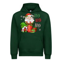 Forest Green ho ho ho gnome santa coffee cup Urban Hoodie - MaliasSmallBusiness
