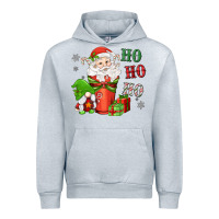 Heather Grey ho ho ho gnome santa coffee cup Urban Hoodie - MaliasSmallBusiness