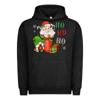 Pigment Black ho ho ho gnome santa coffee cup Urban Hoodie - MaliasSmallBusiness