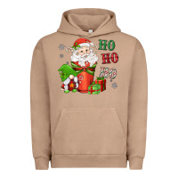 Pigment Burro ho ho ho gnome santa coffee cup Urban Hoodie - MaliasSmallBusiness