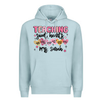 Blue Mist teaching sweet hearts Premium Hoodie - MaliasSmallBusiness
