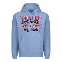 Colony Blue teaching sweet hearts Premium Hoodie - MaliasSmallBusiness