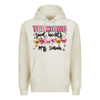Oatmeal Heather teaching sweet hearts Premium Hoodie - MaliasSmallBusiness