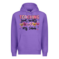Purple teaching sweet hearts Premium Hoodie - MaliasSmallBusiness