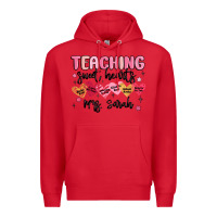 Red teaching sweet hearts Premium Hoodie - MaliasSmallBusiness