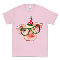 Bubblegum Pink pig christmas Classic Tee - RanaPortraitStore