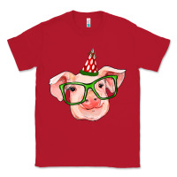 Red pig christmas Classic Tee - RanaPortraitStore