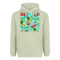 Matcha class of 2022 graduation seamless pattern Heavyweight Hoodie - BundleAndBundleShop