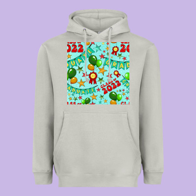 Class Of 2022 Graduation Seamless Pattern Heavyweight Hoodie Designed By Bundleandbundleshop