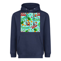 Navy class of 2022 graduation seamless pattern Heavyweight Hoodie - BundleAndBundleShop