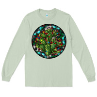 Matcha Christmas Santa Claus round Long Sleeve Tee - RanaPortraitStore
