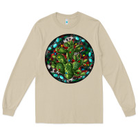 Mushroom Christmas Santa Claus round Long Sleeve Tee - RanaPortraitStore