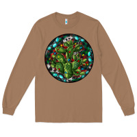 Toasted Coconut Christmas Santa Claus round Long Sleeve Tee - RanaPortraitStore