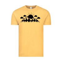 Vintage Mustard Mountain Vintage Tee - Unal Design