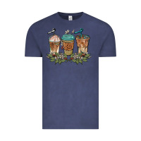 Vintage Denim western coffees Vintage Tee - BarkalooDesign