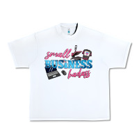 White small business badass Urban Heavy Tee - texasbilliewilder