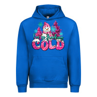 Cobalt im so freaking cold pink christmas snowman Urban Hoodie - MaliasSmallBusiness