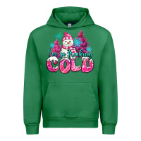 Emerald im so freaking cold pink christmas snowman Urban Hoodie - MaliasSmallBusiness
