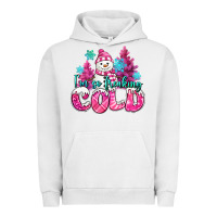 Pigment Lunar Rock im so freaking cold pink christmas snowman Urban Hoodie - MaliasSmallBusiness