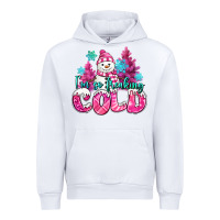 White im so freaking cold pink christmas snowman Urban Hoodie - MaliasSmallBusiness