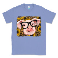 Colony Blue sunflowers pig Classic Tee - RanaPortraitStore
