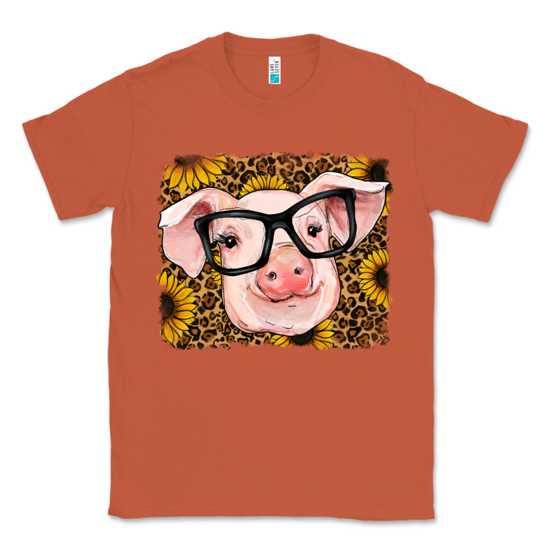 Sunflowers Pig Classic Tee by RanaPortraitStore | Teevron