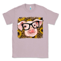 Lilac sunflowers pig Classic Tee - RanaPortraitStore